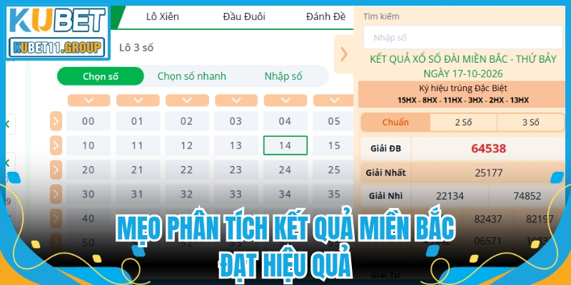 Mẹo phân tích kết quả Miền Bắc đạt hiệu quả